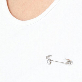 Булавка SOKOLOV - Серебро 925, Фианит (арт. 94040016)