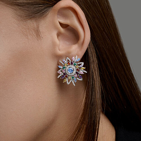 Серьги Diamant - Серебро 925, Фианит (арт. 94-120-00243-1)