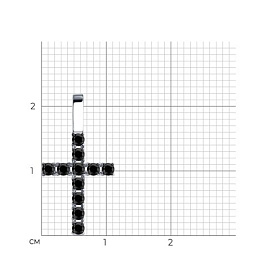 Подвеска Diamant - Золото 585, Фианит (арт. 52-130-01652-2)