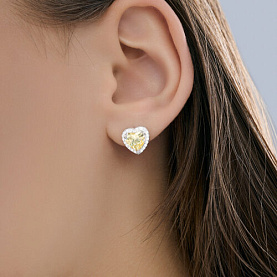 Серьги SOKOLOV - Серебро 925, Фианит (арт. 94027160-91)