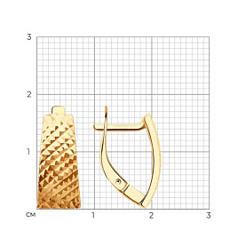 Серьги Diamant - Золото 585 (арт. 51-120-02913-1)