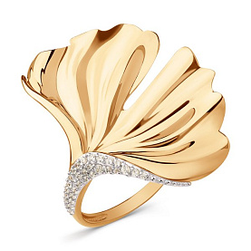 Кольцо ЮФ Династия - Золото 375, Фианит (арт. 803291-5102)