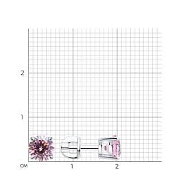 Серьги SOKOLOV - Серебро 925, Бриллианит (арт. 94027746)