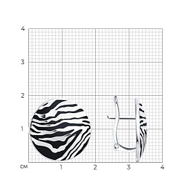 Серьги SOKOLOV - Серебро 925, Эмаль (арт. 94027080)