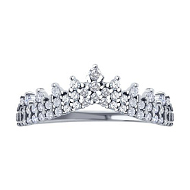 Кольцо SOKOLOV - Серебро 925, Фианит (арт. 94014265)