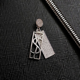 Подвеска Галатея - Серебро 925, Фианит (арт. 4383.1)