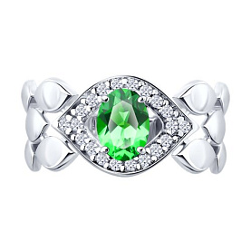 Кольцо SOKOLOV - Серебро 925, Фианит (арт. 94014699)