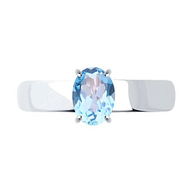 Кольцо Diamant - Серебро 925, Топаз (арт. 94-310-00626-1)