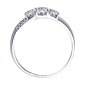 Кольцо SOKOLOV - Серебро 925, Фианит (арт. 94012831)