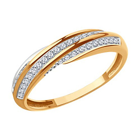 Кольцо Diamant - Золото 585, Фианит (арт. 51-110-02019-1)
