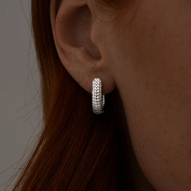 Серьги SOKOLOV - Серебро 925, Фианит (арт. 94023872)