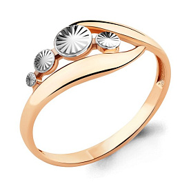 Кольцо Аквамарин - Золото 375 (арт. 54607.8)