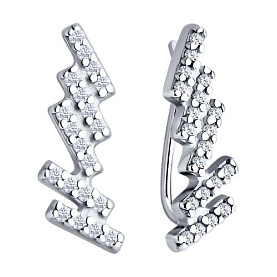 Серьги SOKOLOV - Серебро 925, Фианит (арт. 94026714)