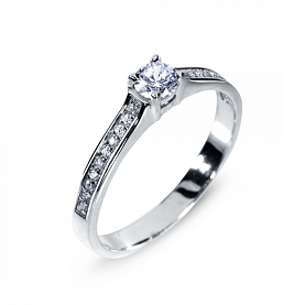 Кольцо Platinum Lab. - Платина 950, Бриллиант (арт. ПК-031-01)