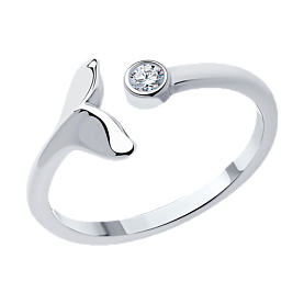 Кольцо SOKOLOV - Серебро 925, Фианит (арт. 94013689)