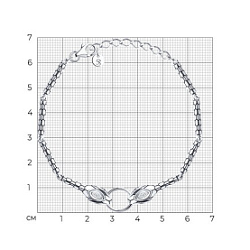 Браслет SOKOLOV - Серебро 925, Фианит (арт. 95050064)