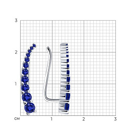 Серьги SOKOLOV - Серебро 925, Фианит (арт. 94027808)