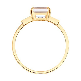 Кольцо Diamant - Золото 585, Горный хрусталь (арт. 51-310-02948-1)