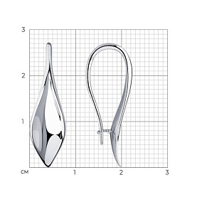 Серьги Diamant - Серебро 925 (арт. 94-120-00845-1)