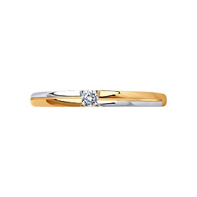 Кольцо Diamant - Золото 585, Фианит (арт. 51-110-00852-1)