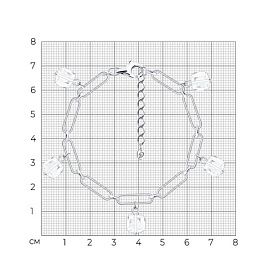 Браслет Diamant - Серебро 925, Стекло (арт. 94-150-00312-2)