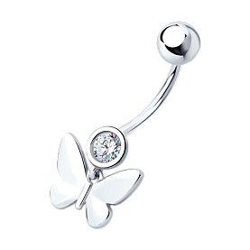 Пирсинг SOKOLOV - Серебро 925, Фианит (арт. 94060077)
