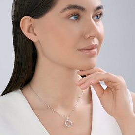 Подвеска SOKOLOV - Серебро 925, Фианит (арт. 94033336)