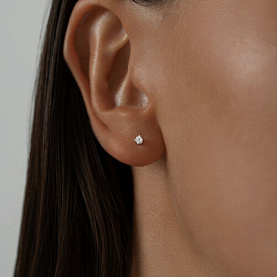 Серьга SOKOLOV - Серебро 925, Фианит (арт. 94170002)