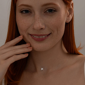 Колье SOKOLOV - Серебро 925, Фианит (арт. 94070671)