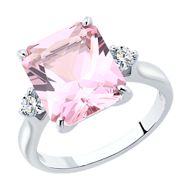 Кольцо SOKOLOV - Серебро 925, Фианит (арт. 92011271)