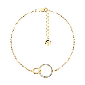 Браслет SOKOLOV - Серебро 925, Фианит (арт. 93050206)