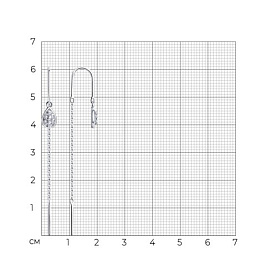 Серьги Diamant - Серебро 925, Фианит (арт. 94-123-01497-1)