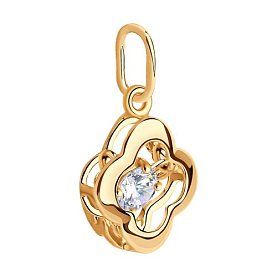 Подвеска SOKOLOV - Серебро 925, Фианит (арт. 93030375)