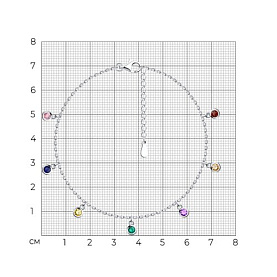 Браслет SOKOLOV - Серебро 925, Фианит (арт. 94051066-91)