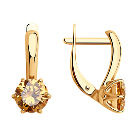 Серьги Diamant - Серебро 925, Фианит (арт. 93-120-01633-2)