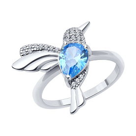 Кольцо SOKOLOV - Серебро 925, Фианит (арт. 94014120-91)