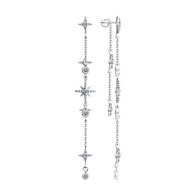 Серьги SOKOLOV - Серебро 925, Фианит (арт. 94025783)