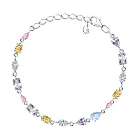 Браслет SOKOLOV - Серебро 925, Фианит (арт. 94051240)