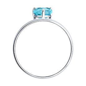 Кольцо SOKOLOV - Серебро 925, Топаз (арт. 92014723)