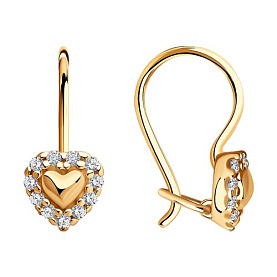 Серьги SOKOLOV - Серебро 925, Фианит (арт. 93020442)