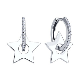 Серьги SOKOLOV - Серебро 925, Фианит (арт. 94026810)