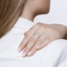 Кольцо SOKOLOV - Серебро 925, Фианит (арт. 94012254)