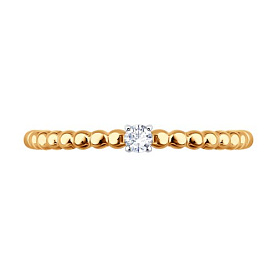 Кольцо Diamant - Золото 585, Фианит (арт. 51-110-01351-1)