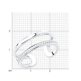 Кольцо SOKOLOV - Серебро 925 (арт. 94012166)