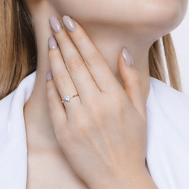 Кольцо SOKOLOV - Серебро 925, Фианит (арт. 94011721)