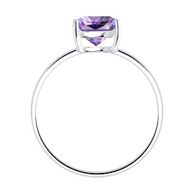 Кольцо SOKOLOV - Серебро 925, Аметист (арт. 92014650)