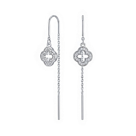 Серьги POKROVSKY - Серебро 925, Фианит (арт. 0222360-00775)