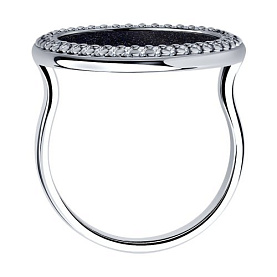 Кольцо SOKOLOV - Серебро 925, Авантюриновое стекло, Фианит (арт. 94013022)