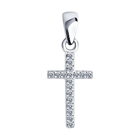 Подвеска SOKOLOV - Серебро 925, Фианит (арт. 94033177-91)