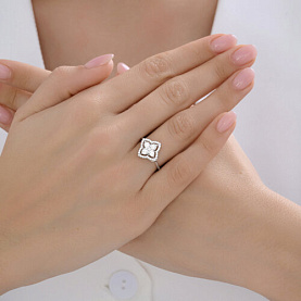 Кольцо SOKOLOV - Серебро 925, Фианит (арт. 94014639)